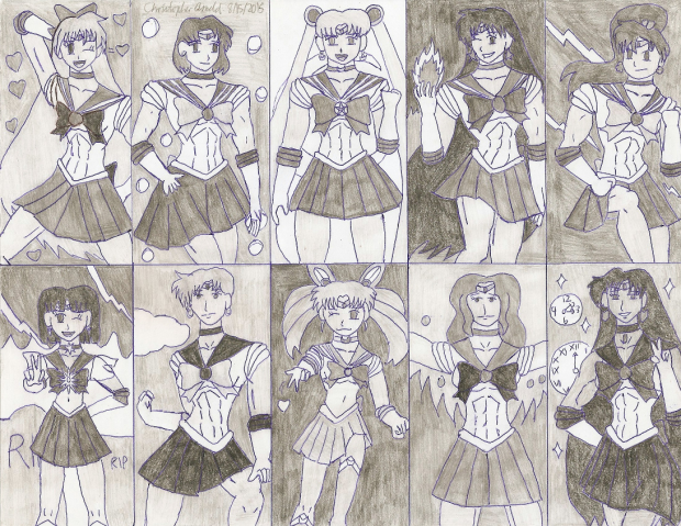 10 Sailor Senshi