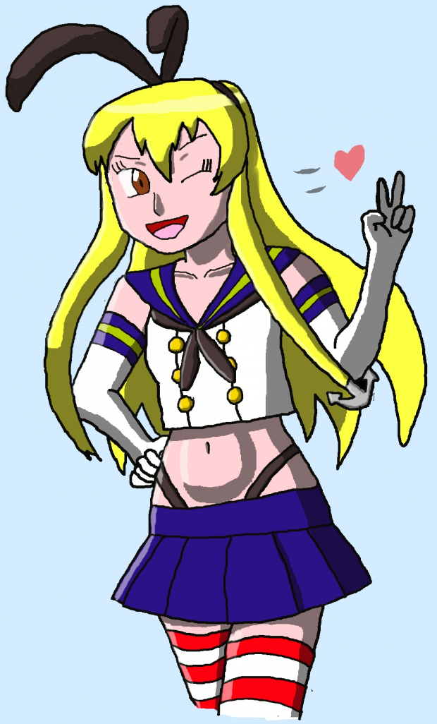 KanColle Shimakaze DP Test (Shading Version)