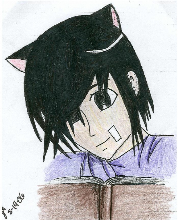 Ritsuka Reading Colored!