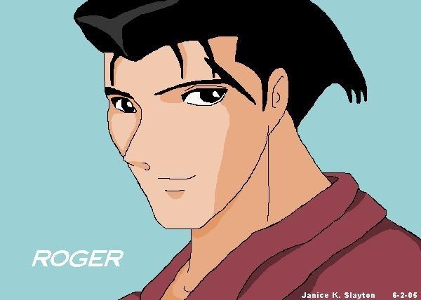 Roger In His Bathrobe