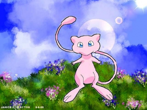 Mew In A Meadow