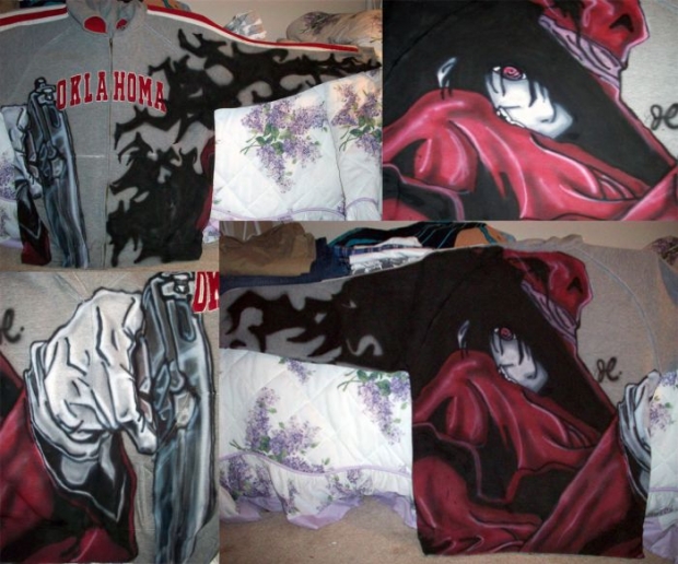 Alucard Jacket Airbrushed