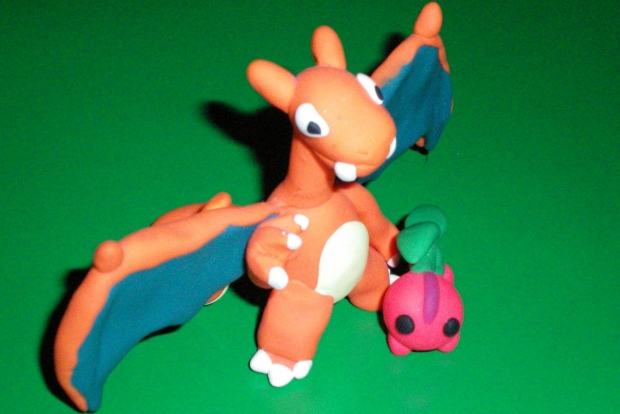 Charizard and Cherubi