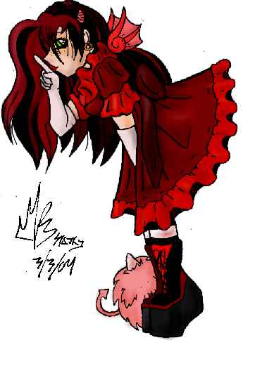 Devil Girl - Colored