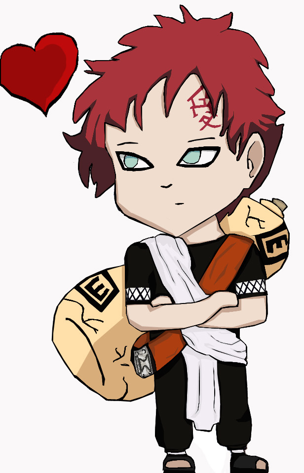 Chibi Gaara *color*