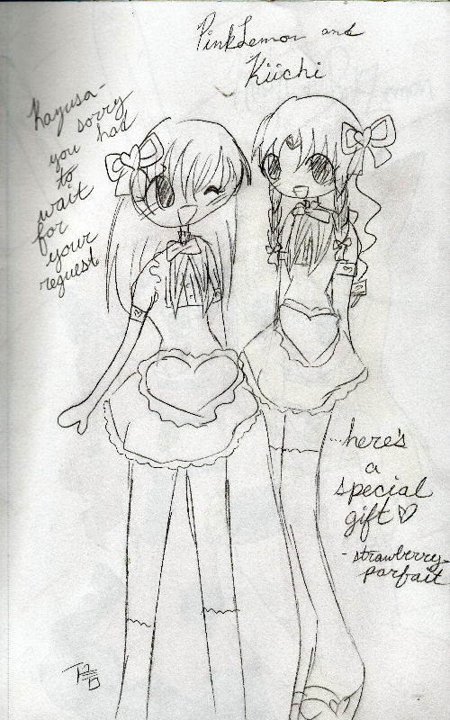 Little Surprise Sketch For Kazusa