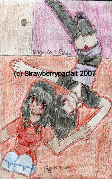 Magenta & Ribon