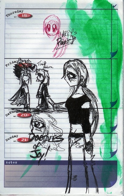 Doodles In The Agenda..