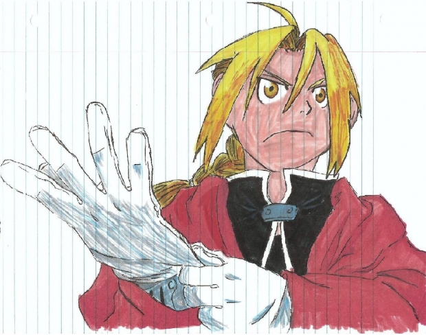 edward elric in marker
