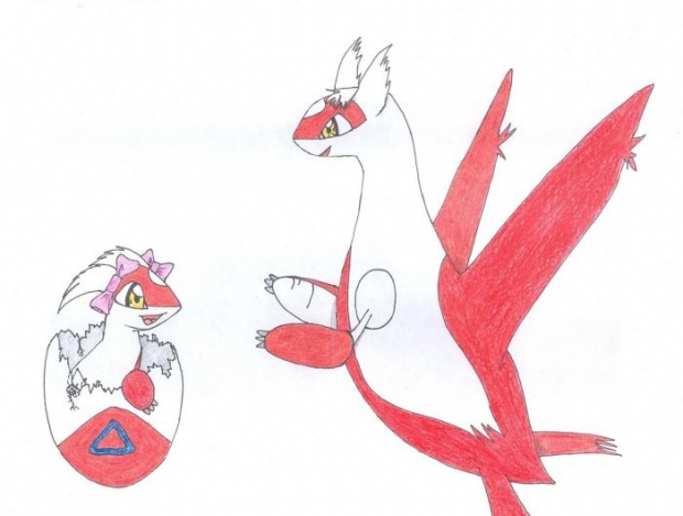 Latias And Her Baby