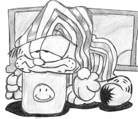 Lazy Garfield!