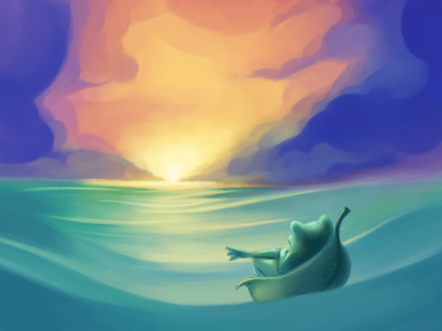 Sun, Sea, and a Frog