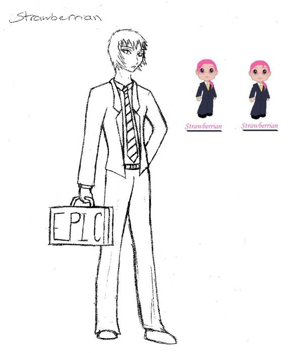 Strawberrian Concept Doodles.