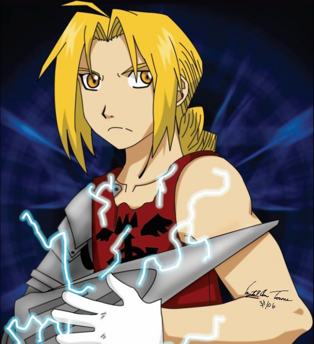 Edward Elric Sketch- Colored