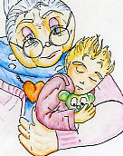 Vash Chibi and Mamma