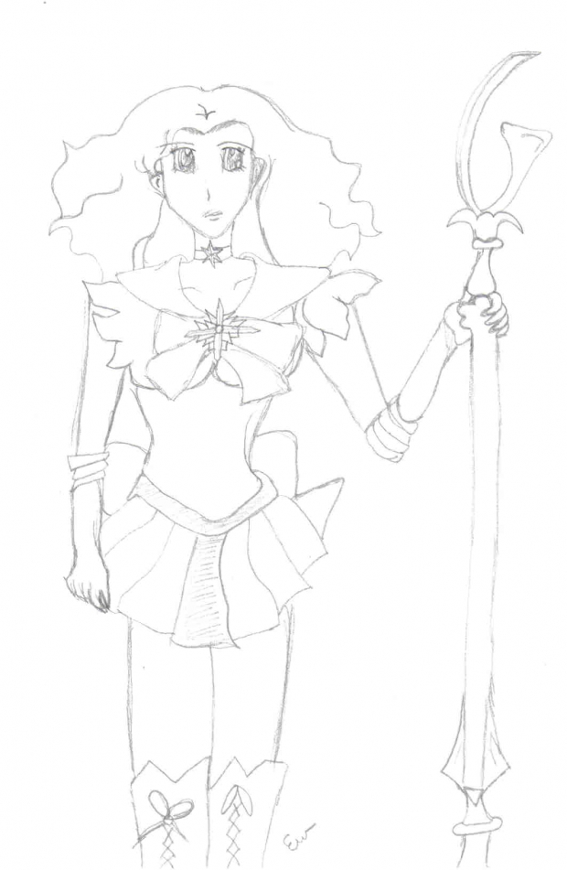 Sketch of Sailor Neptune