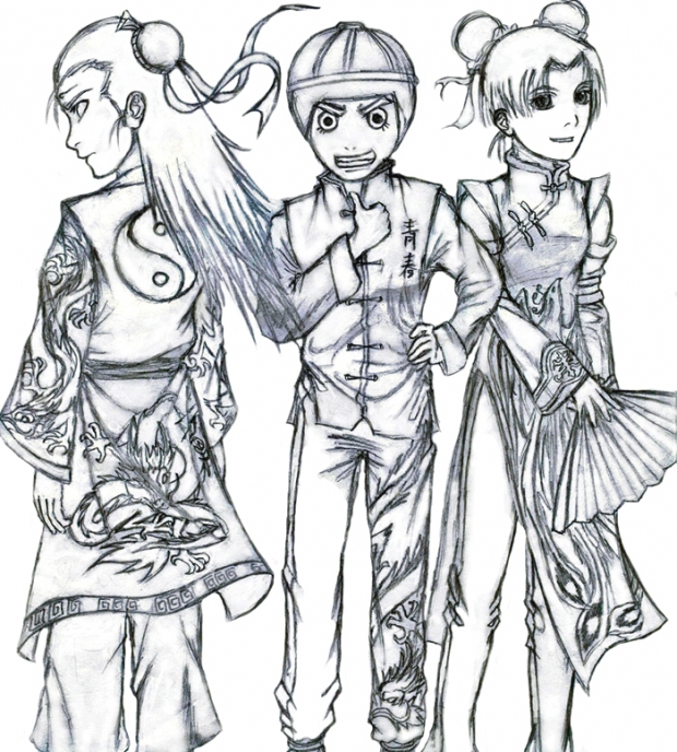 Chinese New Year Pic (lineart)