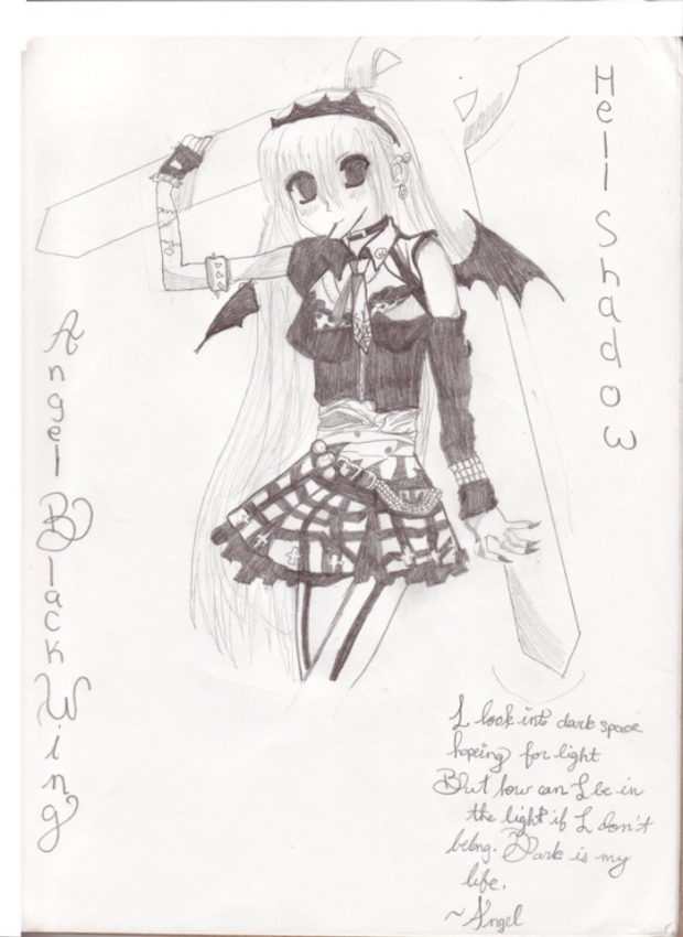 Me !!! Tee Only Angel Bw