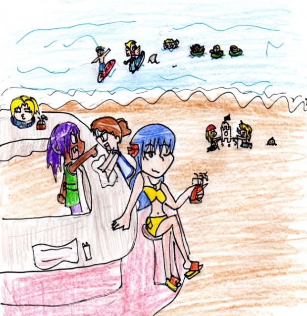 At The Ocean (colored)