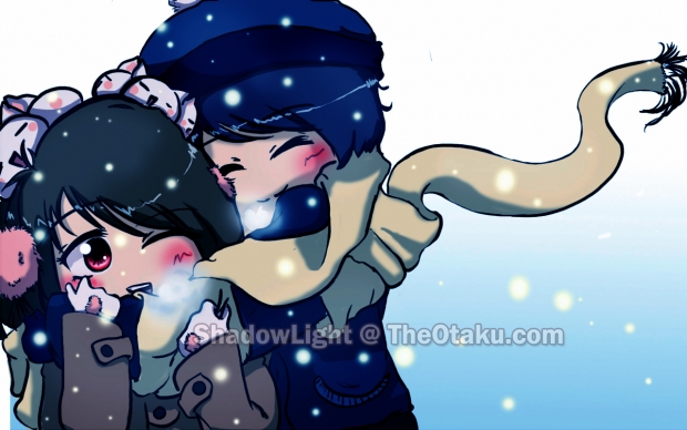 Let's share a scarf!