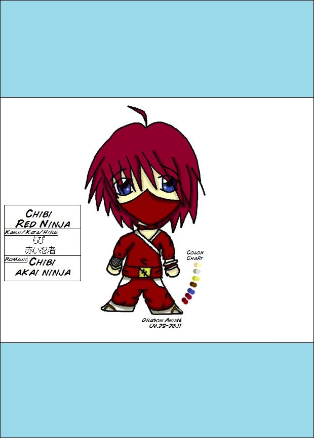Red Ninja (Akai) Chibi
