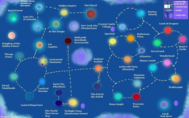 KH: LotK's Universe World Map, part 1