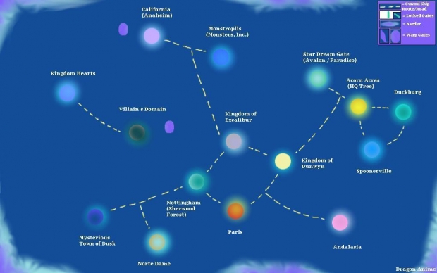 KH: LotK's Universe World Map, part 2