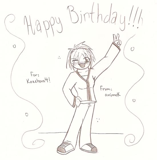 Happy Birthday, Kazehara4!!!