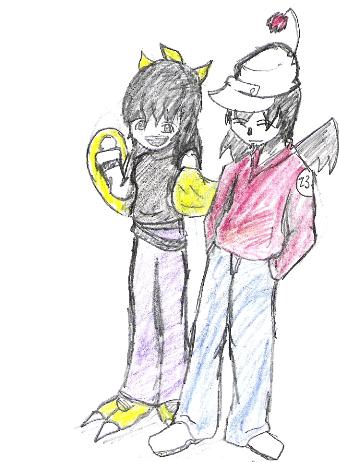 Meh And Mp~ Chocobo And Moogle