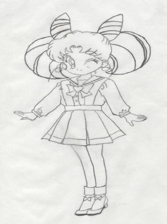 Sailor Chibi-Moon Pose 1