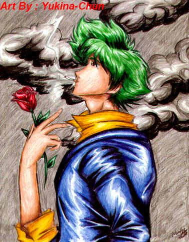 Spike And A Red Rose