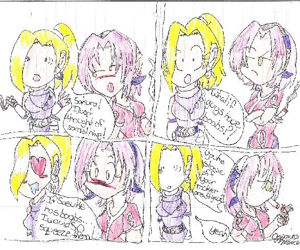 Sakura And Ino During Their Break