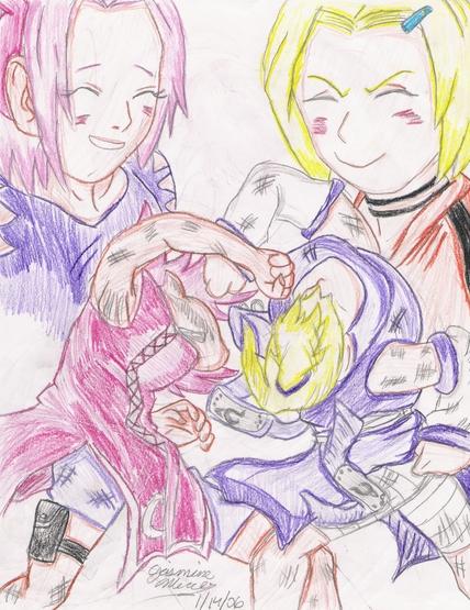 Kunoichi Rumble! (sakura Vs. Ino)