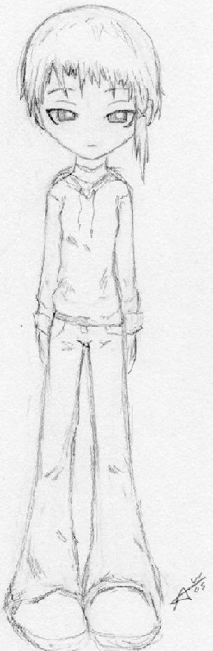 Pinky-thing Lain [sketch]