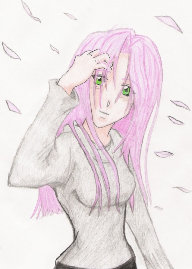 Sakura And Petals
