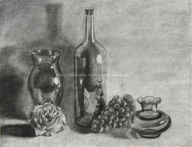Glass Still life- PLZ VIEW D: