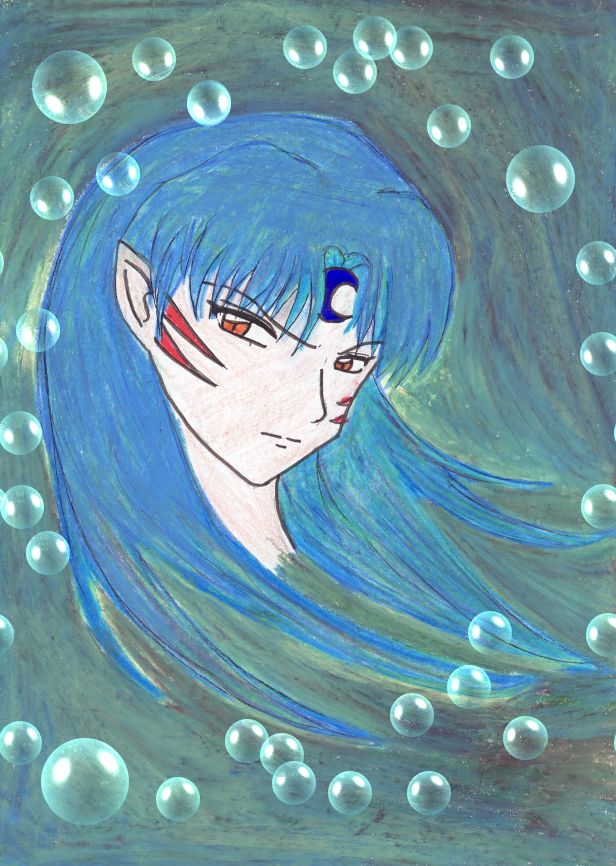 Sesshomaru Blue Bubbles