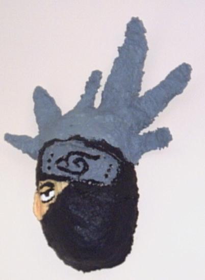Paper Mache Kakashi Mask