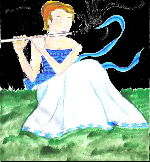 Girl With Flute