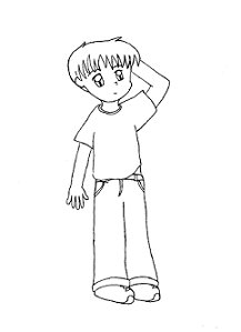 Little Boy (Black & White)