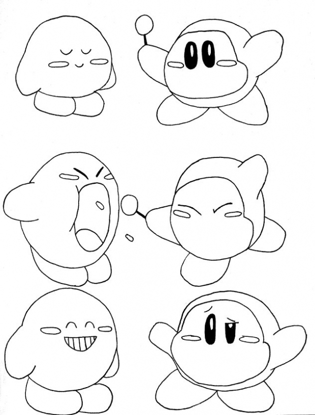 Kirby And Waddle Dee