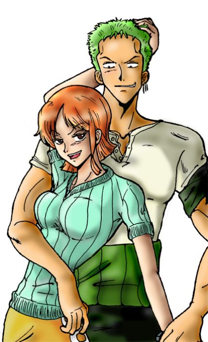 Zoro X Nami - Colour