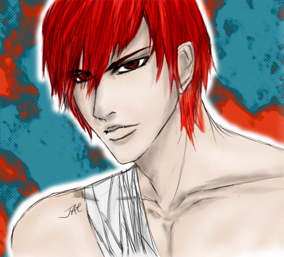 OC: Bishounen in Red