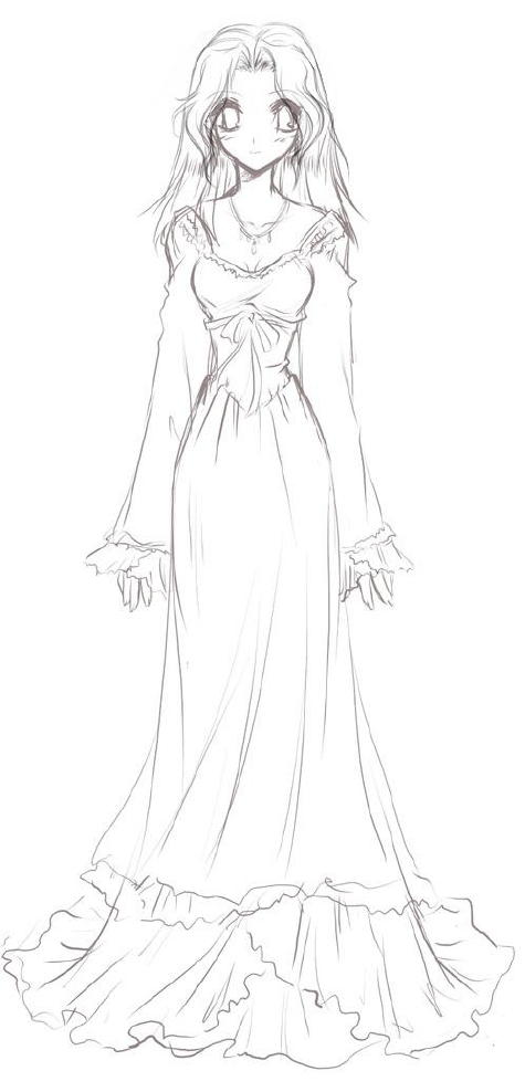 Princess Cassie Sketch