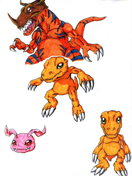 Agumon Evolutions