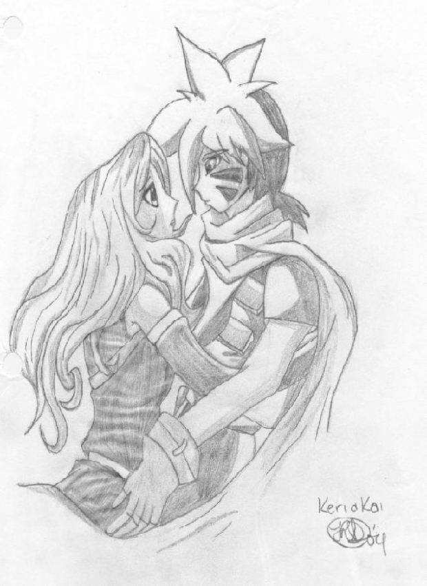 Keri And Kai Hugging