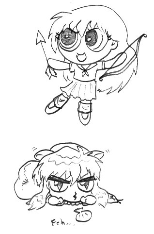 Inuyasha Kagome Chibi