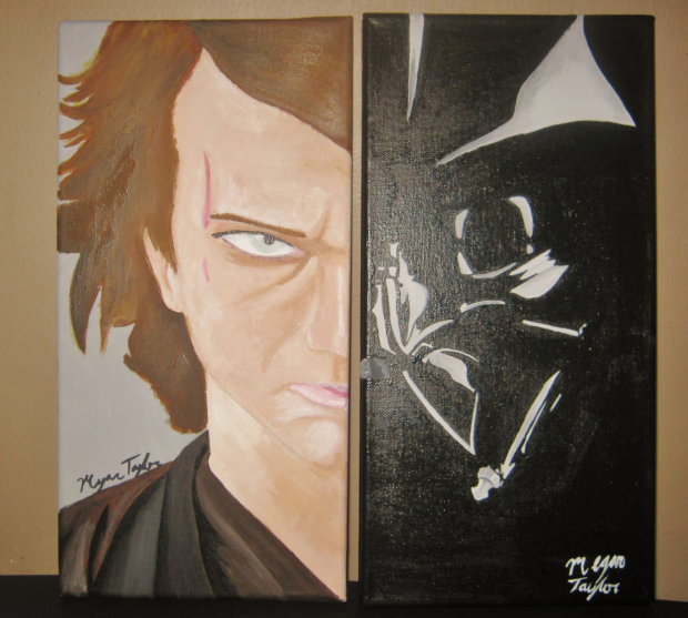 Anakin/Vader Painting