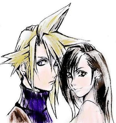 Cloud And Tifa Together