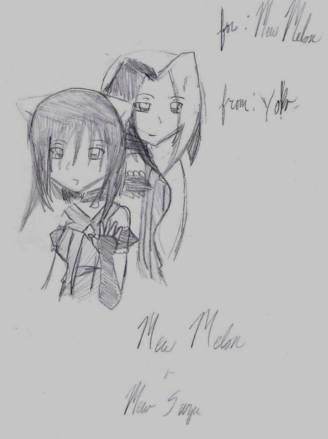 Art Trade With Mew Melon